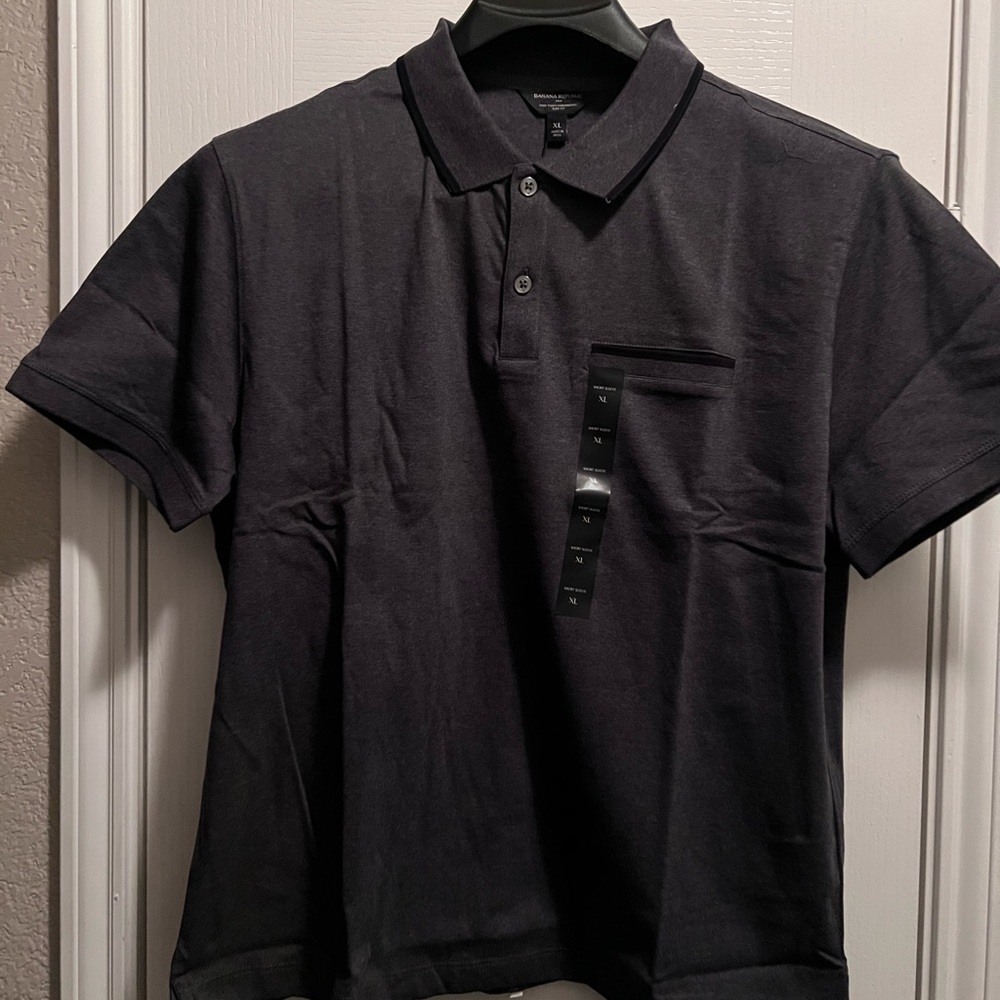 Banana republic luxe touch polo shirt size xl